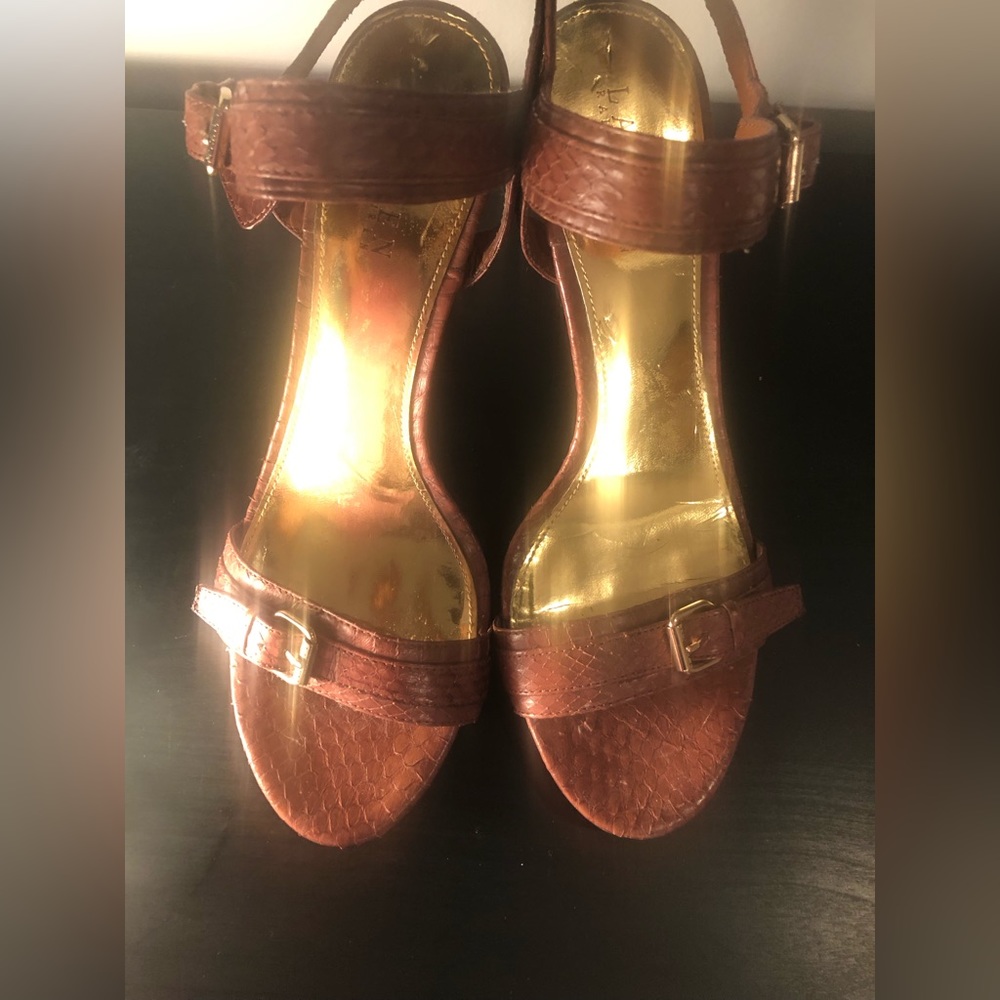 Ralph Lauren leather sandals Size 9.5